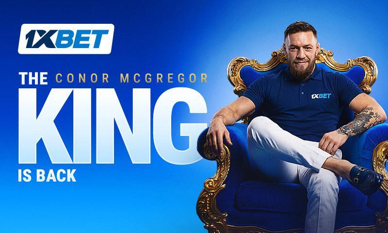 King Is Back: UFC champion Conor McGregor is the New 1xBet Ambassador