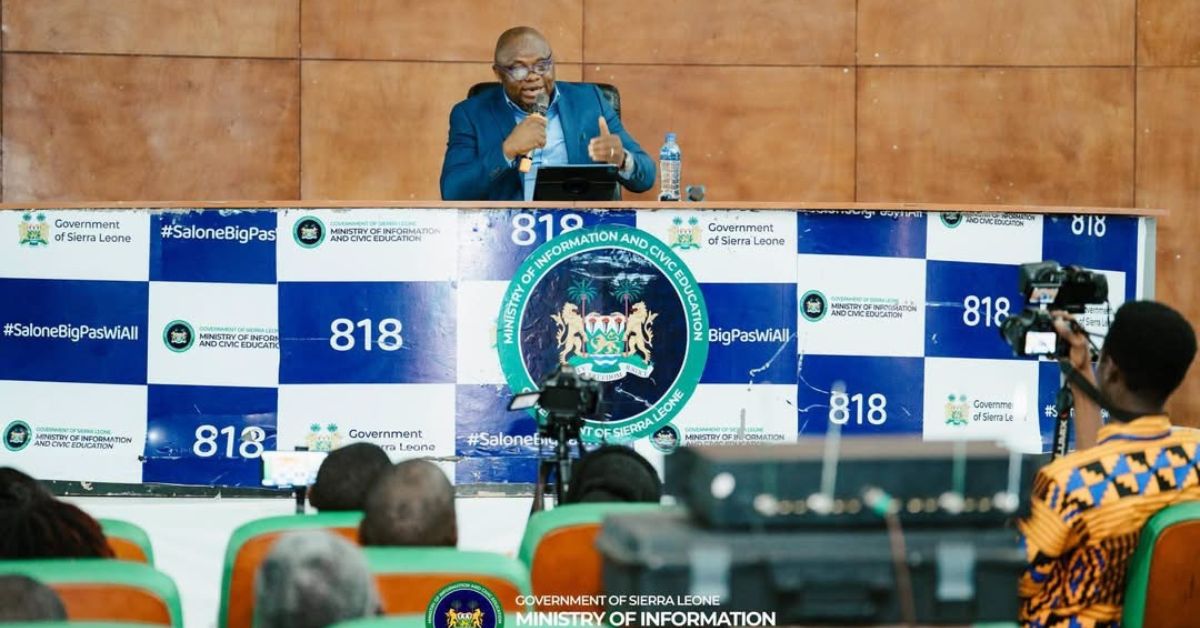 Deputy Information Minister Bawoh Briefs Media on Upcoming State Visit of Gabonese President