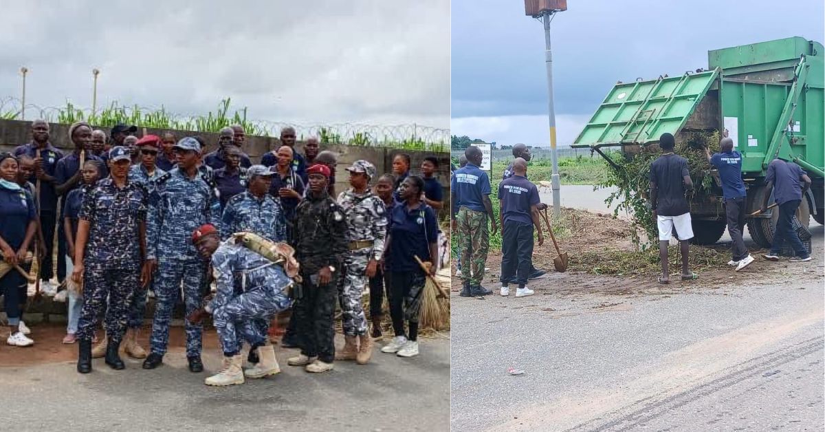 RSLAF, Police Lead Major Clean-Up Exercise in Lungi Ahead of ECOWAS Summit