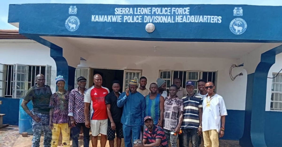 ​Kamakwie Police Division Mediates Dispute Between Regent Chief and Motorbike Riders in Sanda Loko