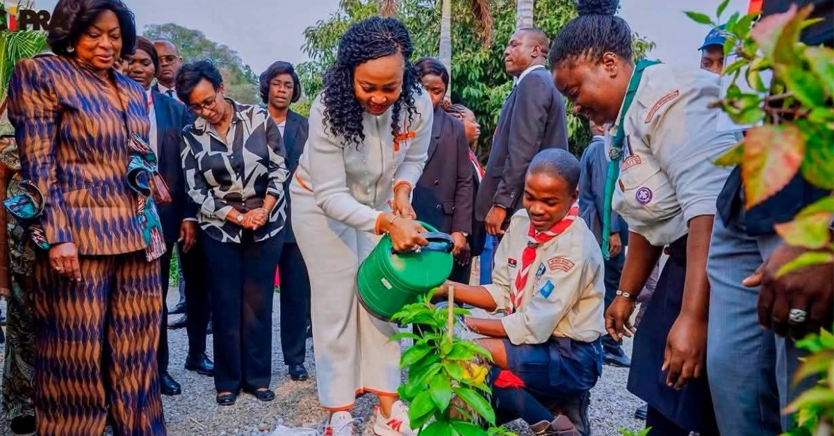 First Lady Fatima Bio Joins African Counterparts in Angola Tree-Planting Initiative