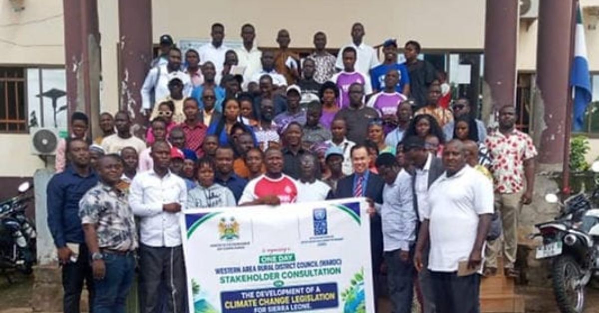 Communities Shape Sierra Leone’s First Climate Change Law Through Nationwide Consultations
