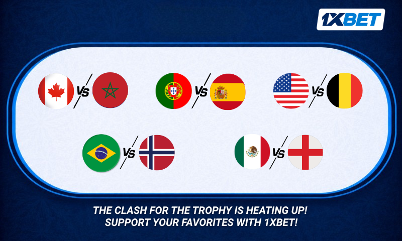 1xBet Highlights Key Matches of the World Championship Round of 16