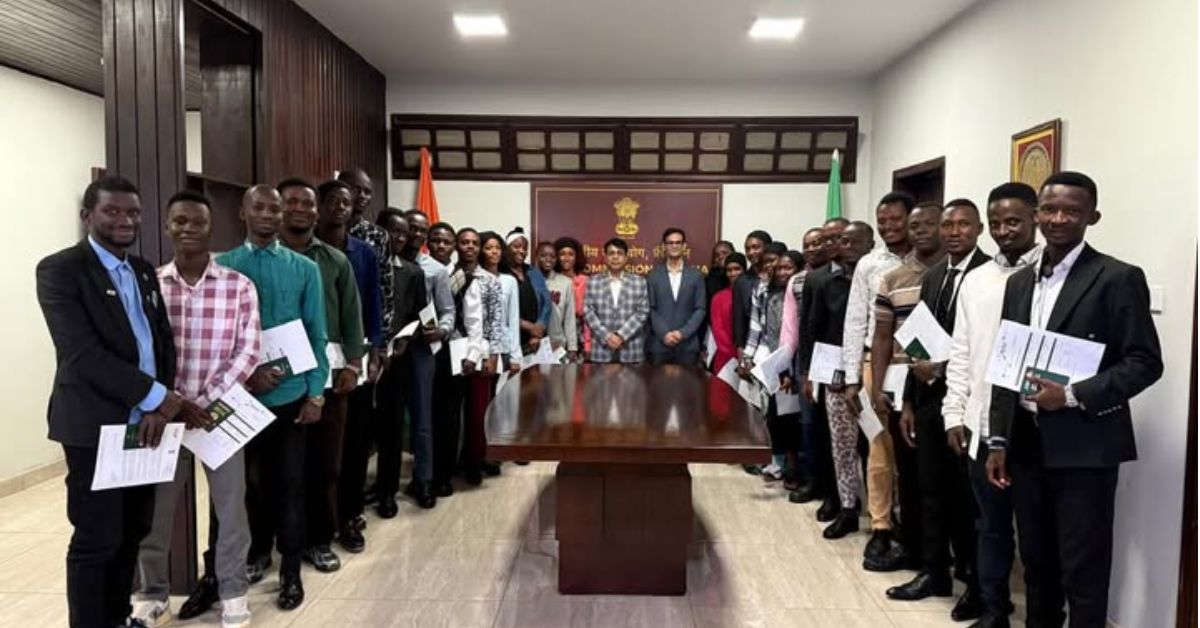 Indian High Commission Hands Over Travel Documents to 50 Sierra Leonean ICCR Scholars