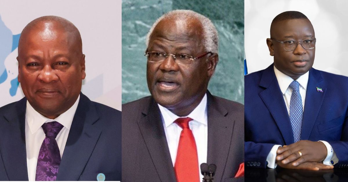 Ghana President Commends Bio’s Gesture Towards Koroma at ECOWAS Summit
