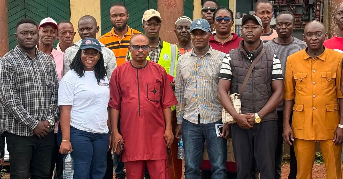 NRA Trains Surveyors on Mobile Payment App in Makeni to Simplify Service Fees
