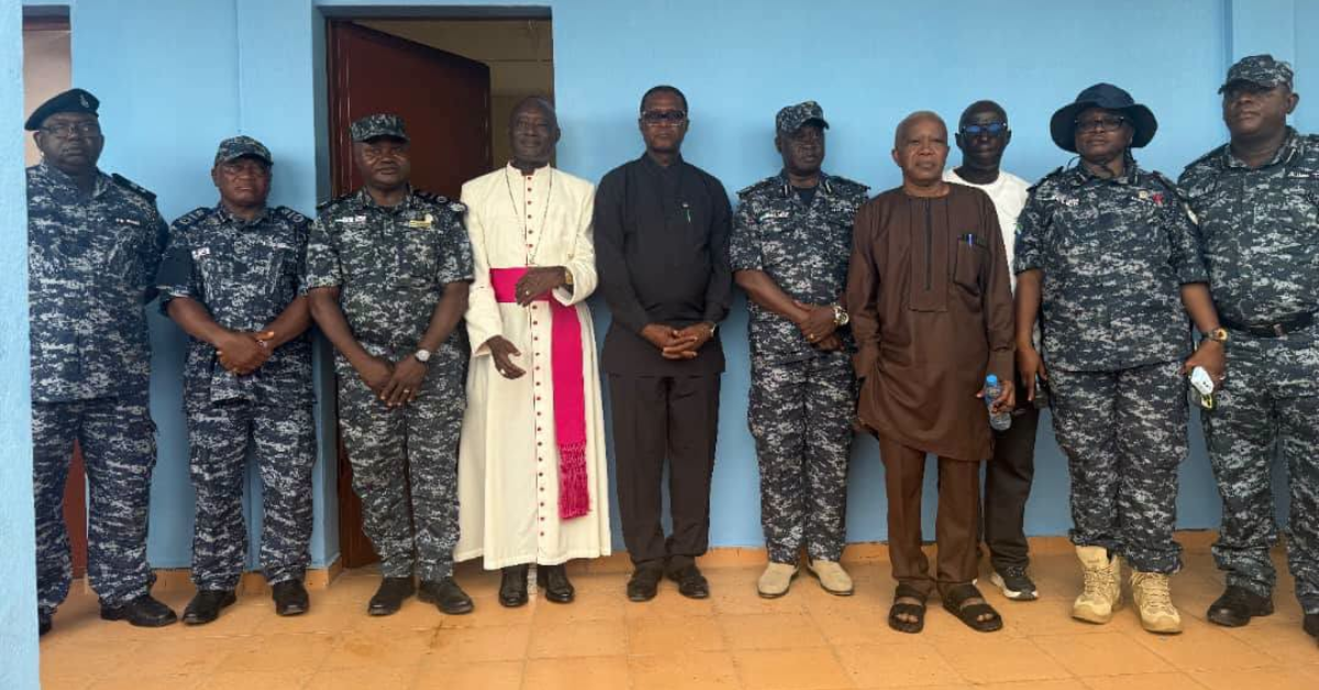 Police Commission New Masingbi Divisional Headquarters in North East Sierra Leone