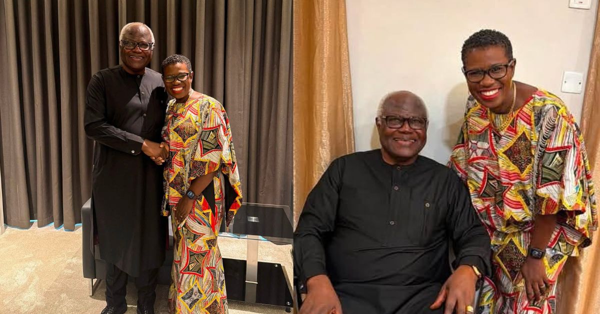 Mayor Yvonne Aki-Sawyer Welcomes Former President Koroma at Lungi