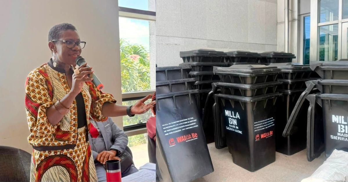 WAICA Re Donates 40 Dustbins to Support FCC’s Waste Management Campaign