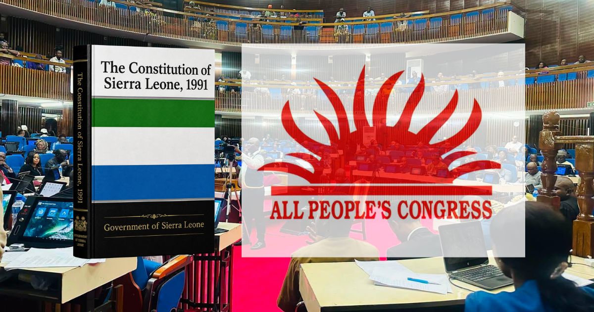 APC Outlines Position on Constitutional Amendment Bill, Backs First-Past-the-Post and 55% Threshold