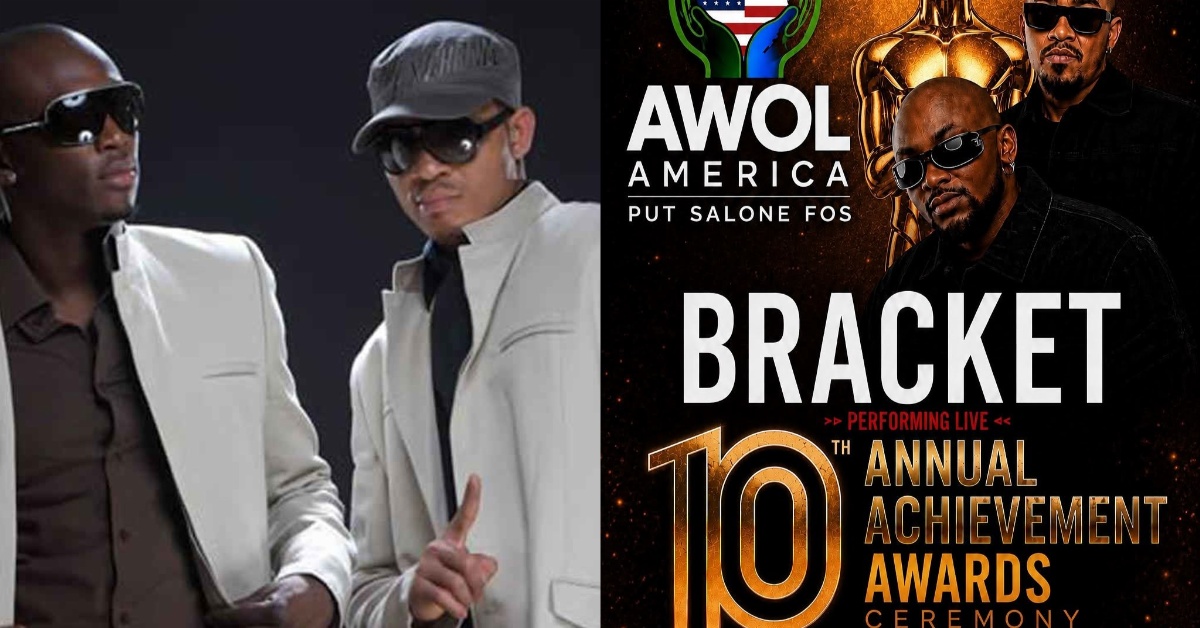 Nigerian Music Duo Bracket to Headline AWOL America’s 10th Annual Achievement Awards in Maryland