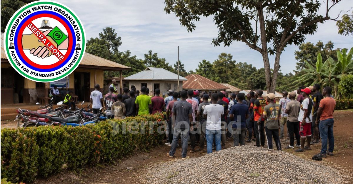 Corruption Watch SL Alleges Attack on Team During Illegal Mining and Anti-Corruption Campaign Koinadugu District