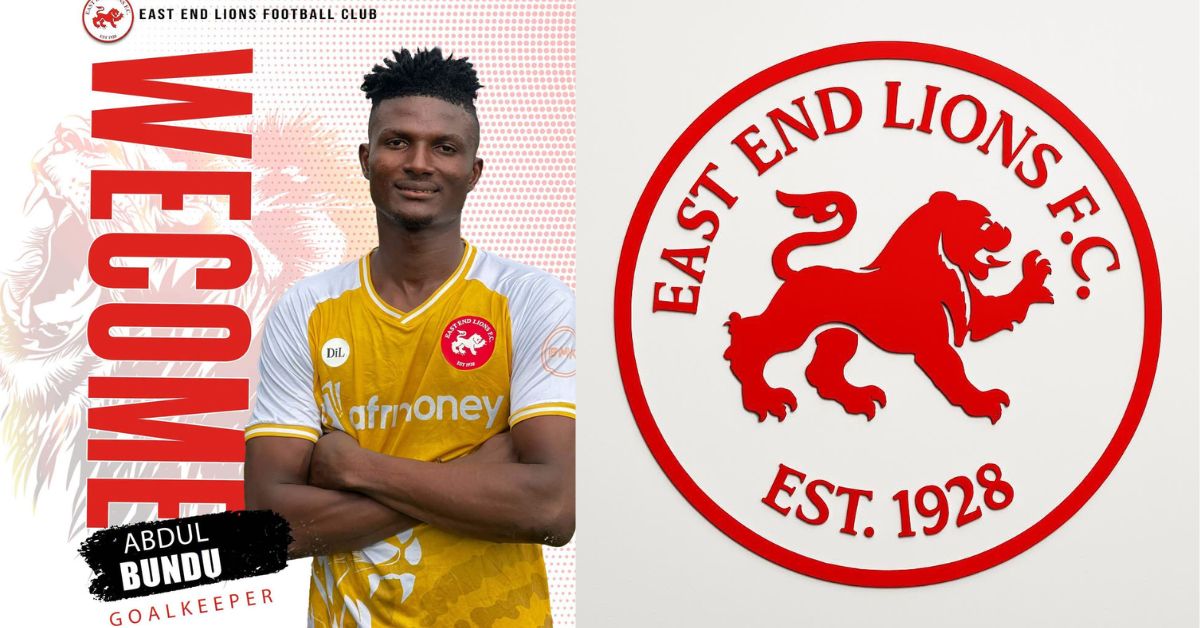 East End Lions FC Sign Goalkeeper Abdul “Rope” Bundu on Two-Year Deal