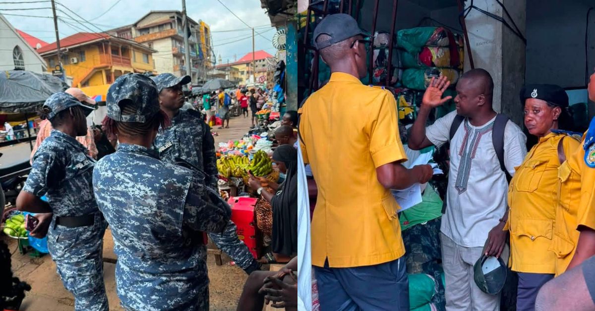 FCC, Police Intensify Door-to-Door Waste Sensitisation Across Freetown