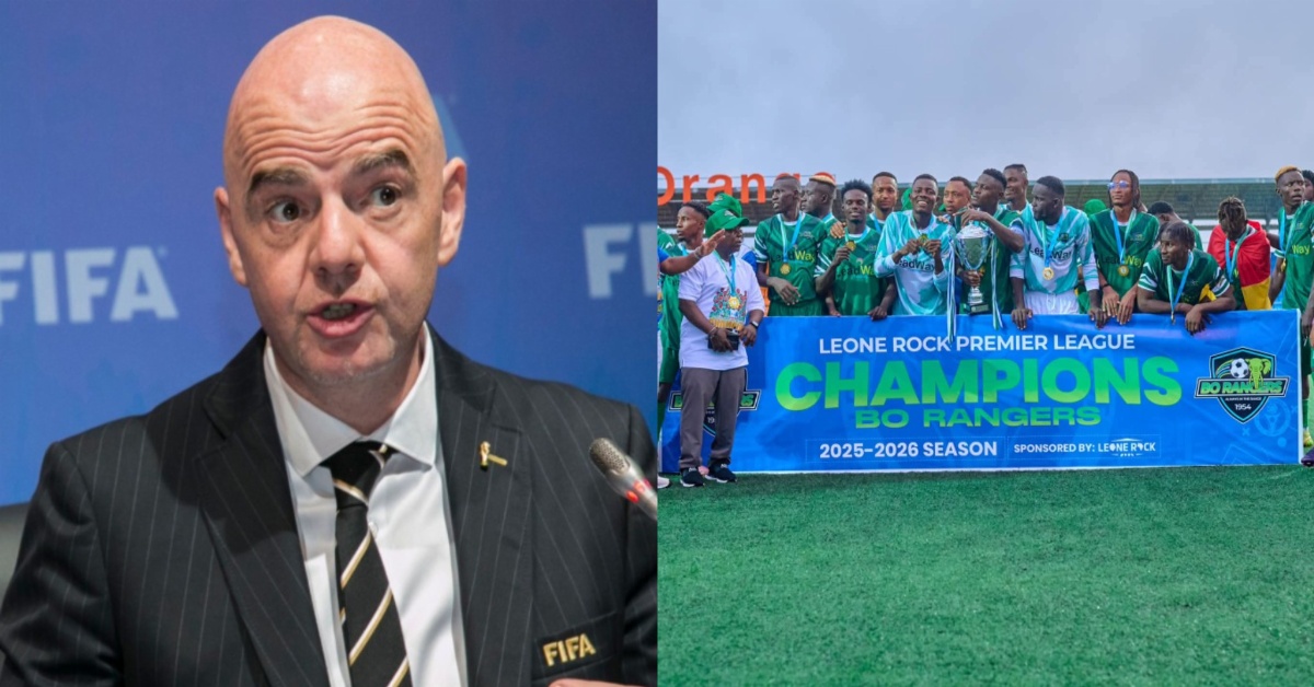 FIFA President Congratulates Bo Rangers FC on Leone Rock Premier League Triumph
