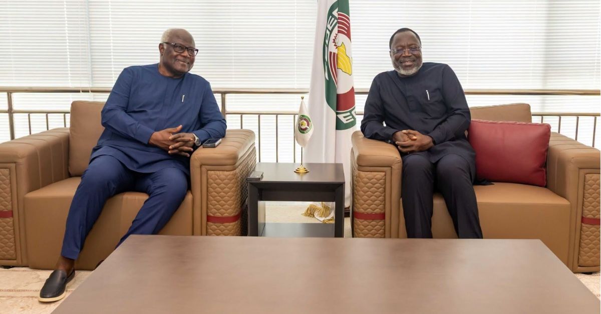Former President Ernest Bai Koroma Meets ECOWAS Commission President in Abuja