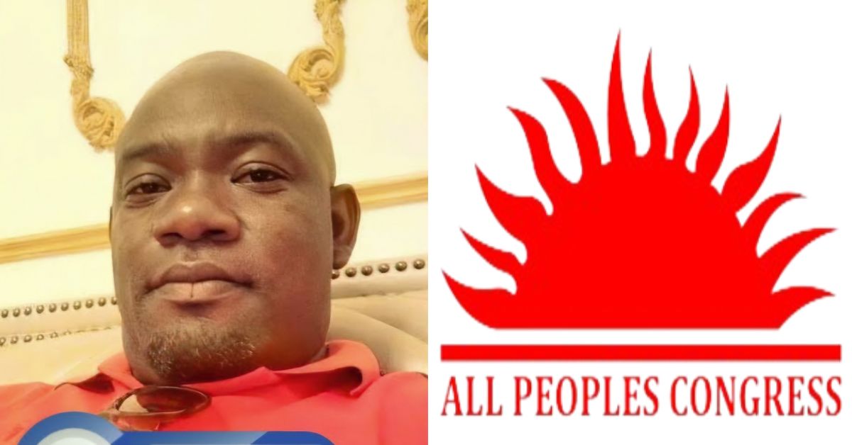 Pope Kamara Explains Who Has Power to Dissolve APC National Executive