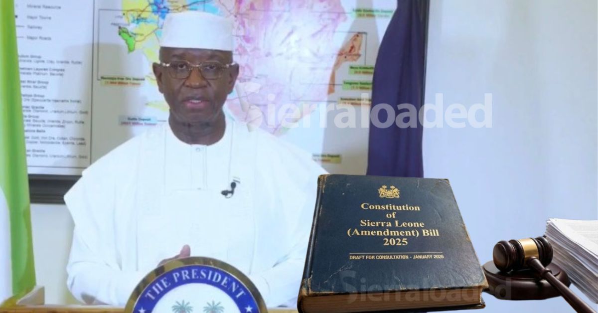 “Vote for Sierra Leone” – President Bio Addresses Nation as Constitutional Bill Nears Final Decision