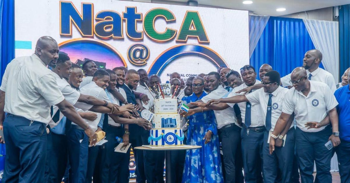 NatCA Marks 20 Years, Calls for Greater Collaboration to Drive Sierra Leone’s Digital Future
