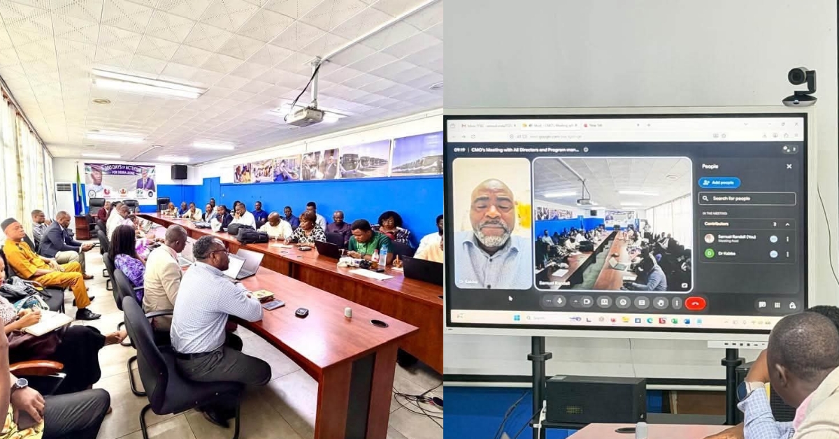 New CMO Dr Kabba Unveils Bold Vision for Better Healthcare Delivery