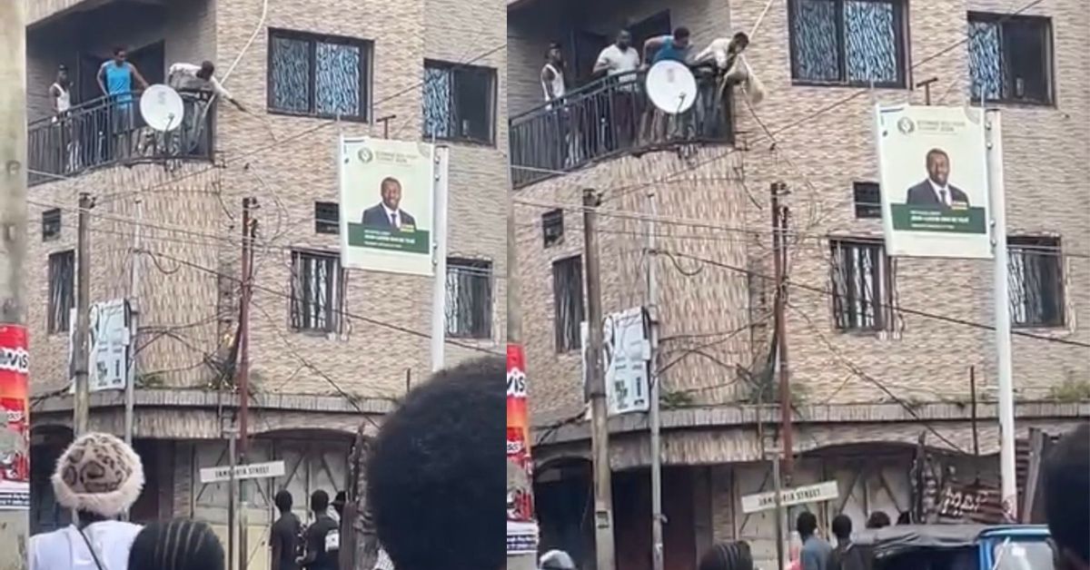 EDSA Electricity Pole Reportedly Catches Fire Along Krootown Road in Freetown