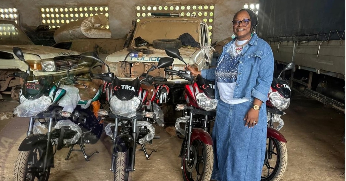Sierra Leone police Donates 4 Motorbikes to Northeast Region
