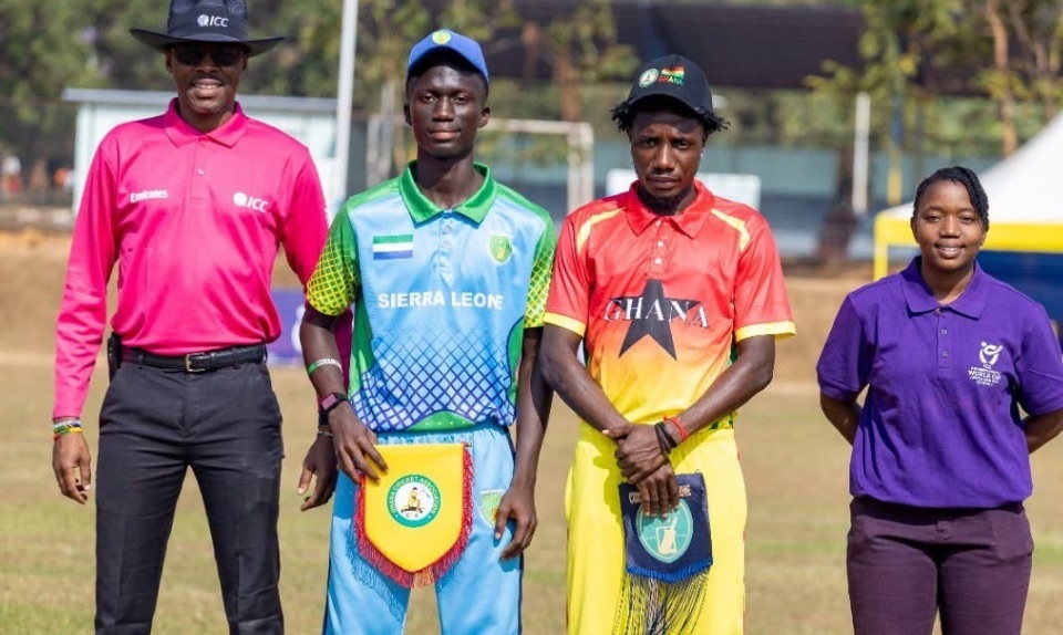 Cricket Sierra Leone Win Toss Against Ghana in Rwanda, Elect to Bowl First in U-19 World Cup Qualifier