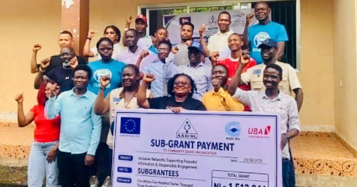 U Team SL Signs EU-Co-Funded INSPIRE Grant Agreement for Pujehun Peacebuilding Project