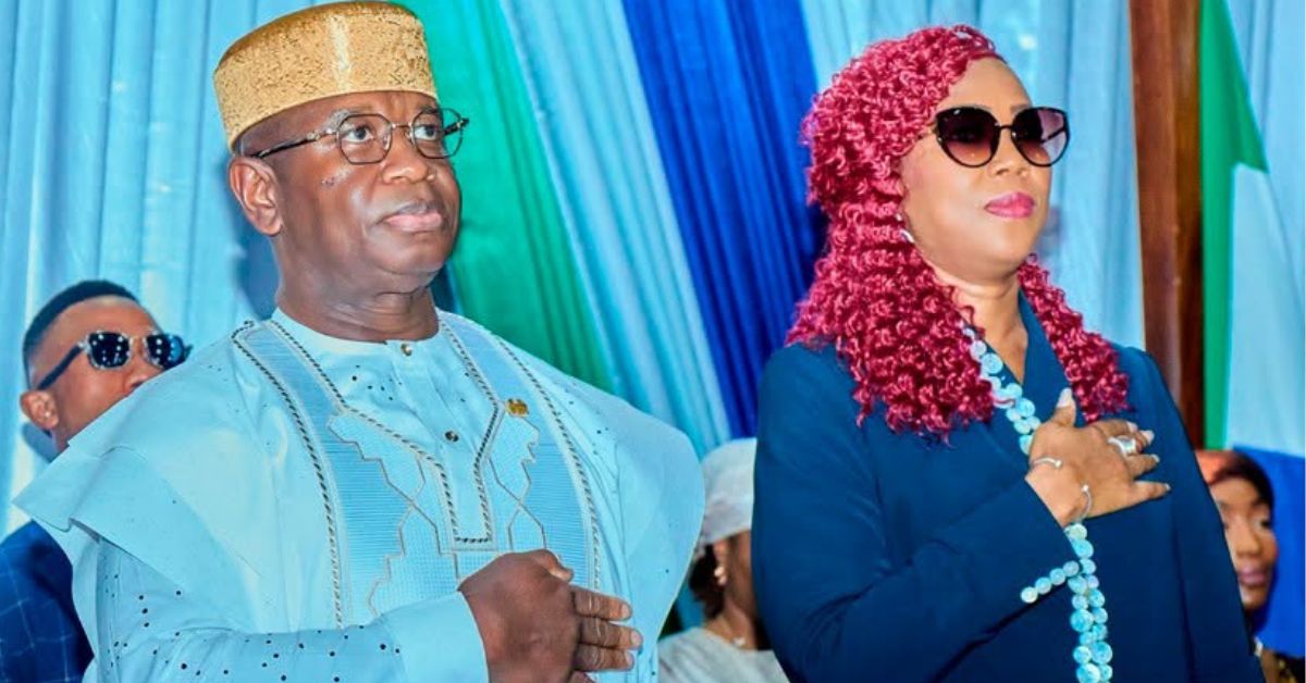 First Lady Fatima Bio Joins Husband President Bio at State Opening of Parliament