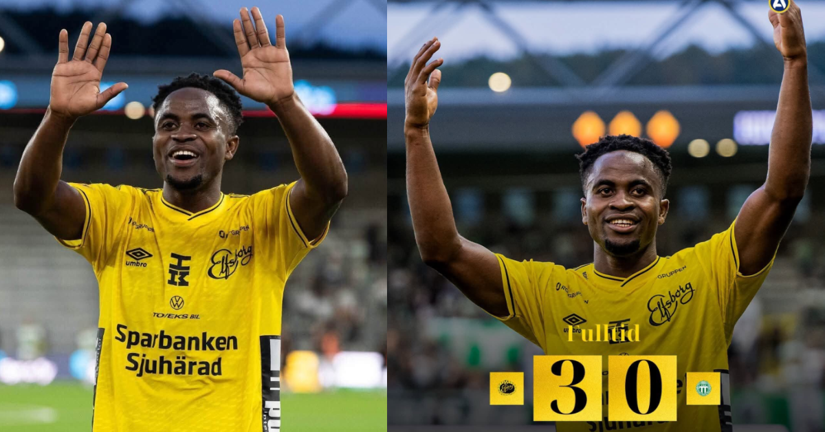Momoh Kamara inspires Elfsborg to third straight win with two-goal display