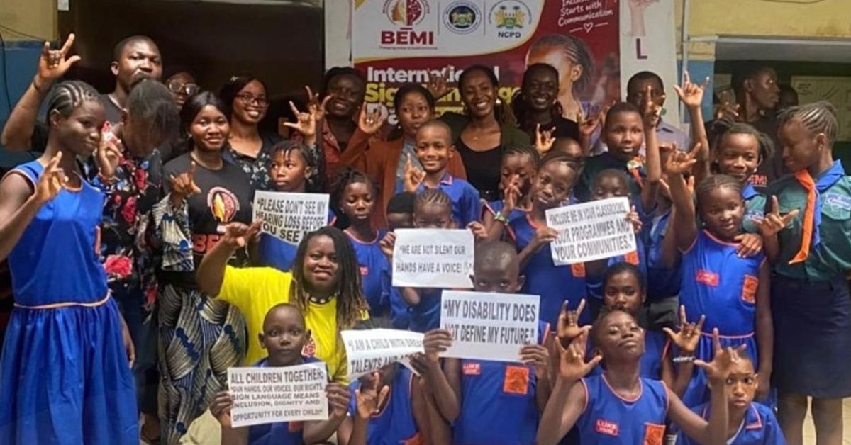 Government Urged to Strengthen Sign Language Training for Teachers in Sierra Leone