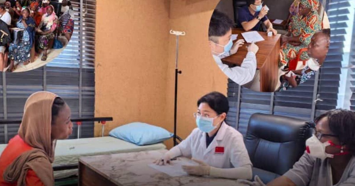 Chinese Medical Team Provides Free Consultations to Over 300 Residents in Freetown