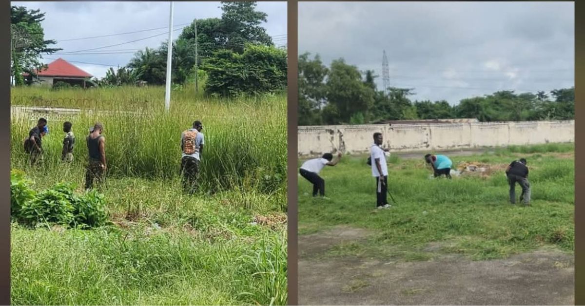 Ministry of Sports and NSA Commend Security Forces After Massive Cleaning Exercise at Bo Stadium