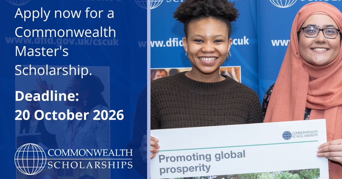 UK Opens Fully Funded Commonwealth Master’s Scholarships for Sierra Leoneans