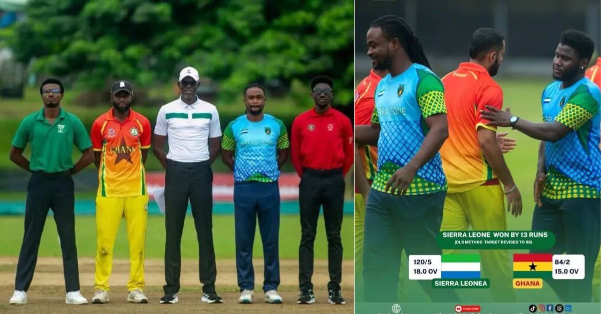 Cricket Sierra Leone Defeats Ghana by 13 Runs in T20 Clash in Nigeria