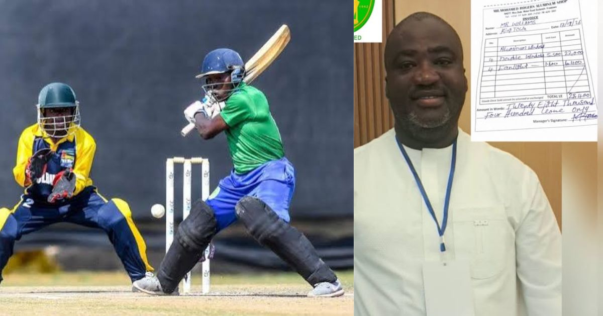 New Vice Chairman of Cricket Sierra Leone Donates Le28,400 for Kingtom Dressing Room Refurbishment