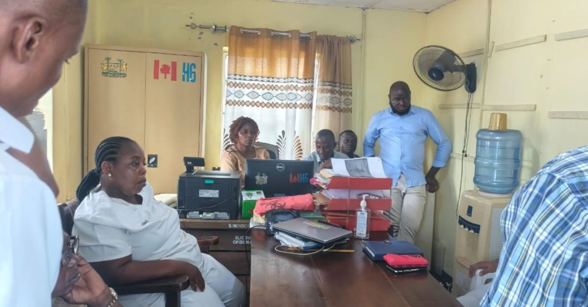 Sierra Rutile Hospital Engages Bonthe DHMT to Address Health Data Reporting Gaps
