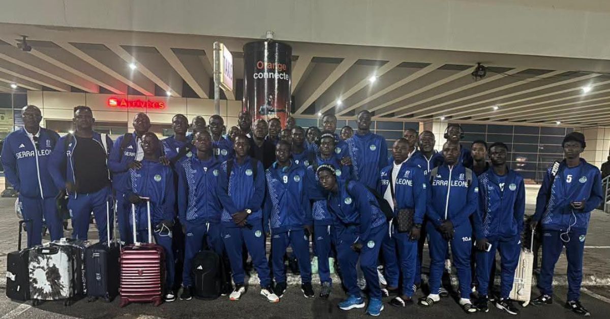 Sierra Stars Arrive in Dakar Ahead of WAFU-A U-17 AFCON Qualifiers