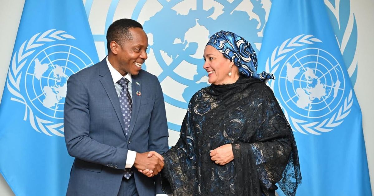 Chief Minister David Sengeh Endorses Amina Mohammed for UN Secretary-General