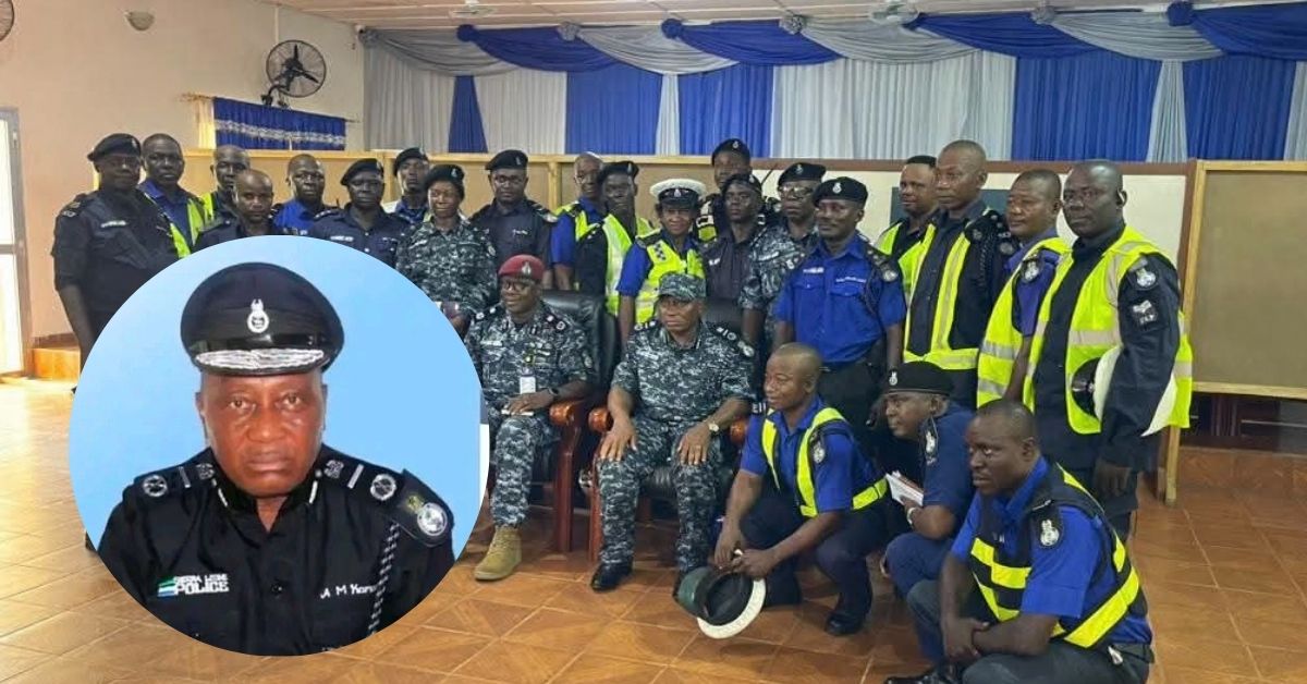 DIG Kamara Urges Traffic Police to Uphold Professionalism and Discipline