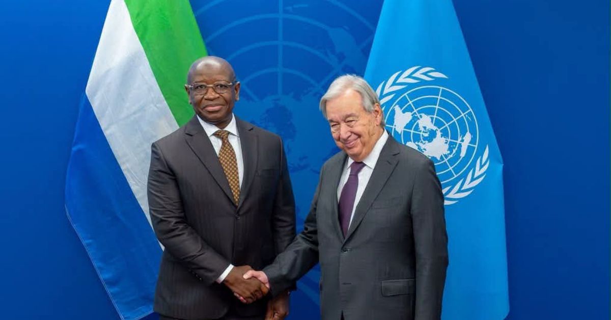 President Bio Meets UN Secretary-General Guterres in New York