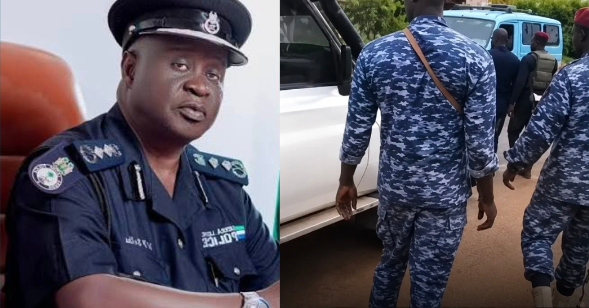 IGP Sellu Visits Family of Slain OSD Officer as Investigation Into Madonkeh Killing Continues