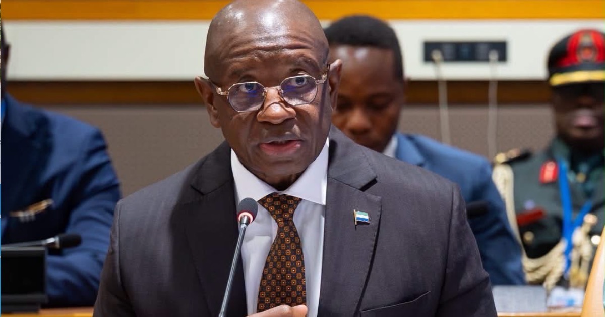 “Prevent, Not Just Respond”: President Bio Pushes New Approach to Global Peacebuilding