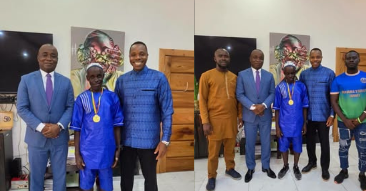 Chief Minister Sengeh Hosts Pujehun Football Coach at State House After Radical Inclusion Trophy Victory