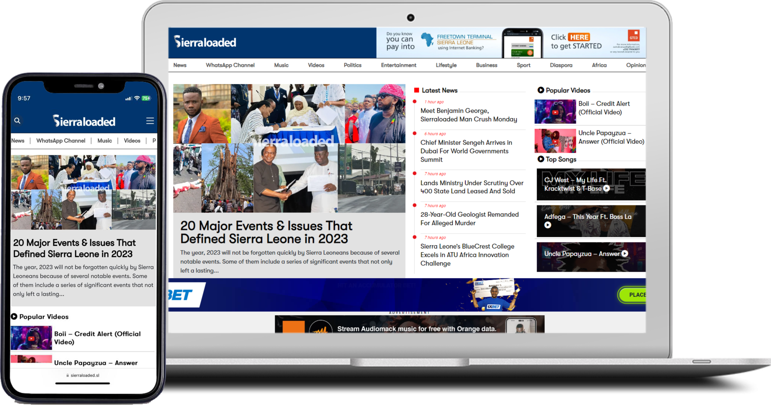 Sierraloaded digital audience and website advertising