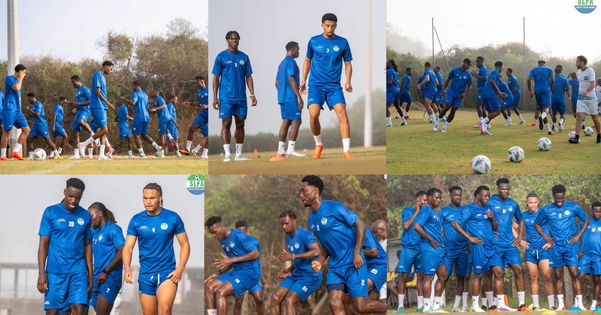 Leone Stars Complete Second Training Session Ahead of Zimbabwe AFCON Qualifier
