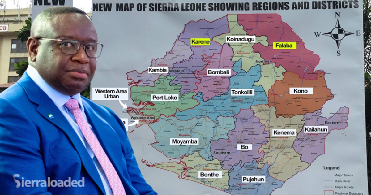Government of Sierra Leone Gazettes Two New Districts, Establishes New Local Councils