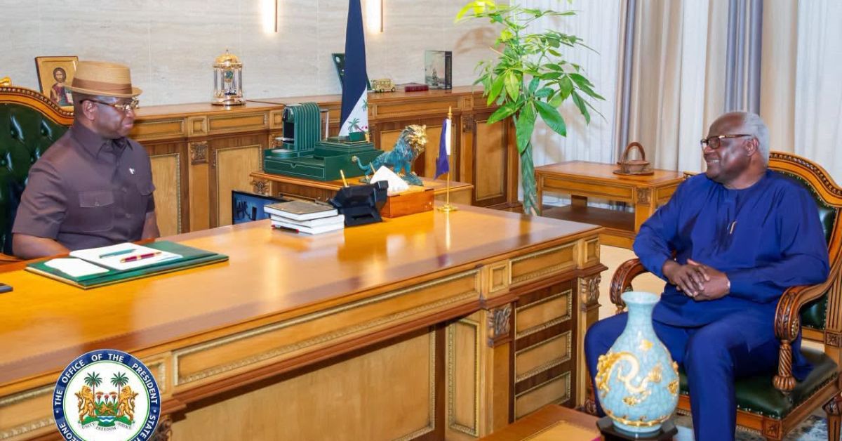 Former President Bai Koroma thanks Bio for facilitating return, pledges support for national unity