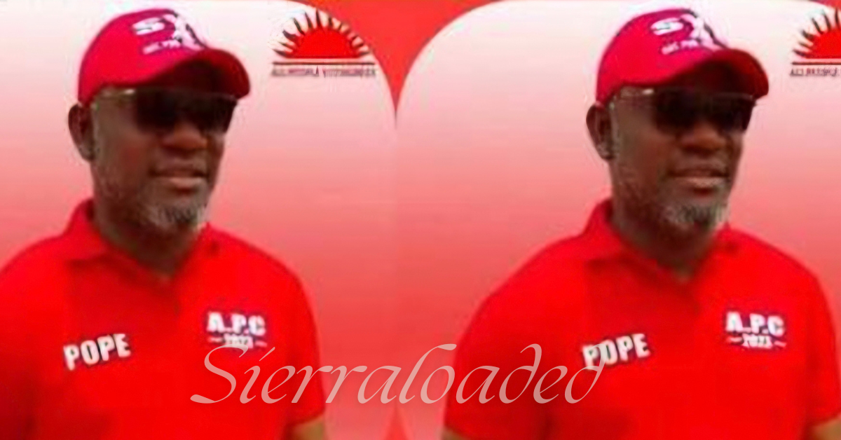 Kamara Says APC Will Challenge SLPP on Governance Record Ahead of 2028