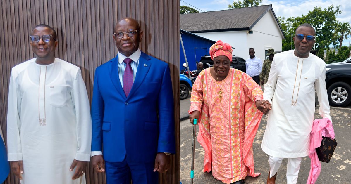 New Labour Minister Napoleon Koroma Honours 82-Year-Old Mother at Oath Taking Ceremony